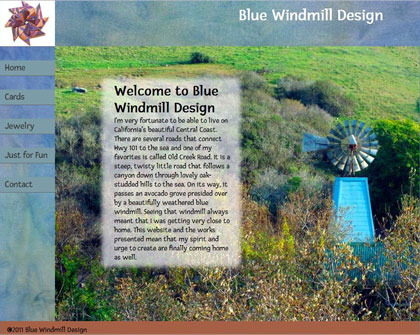 Blue Windmill Design the work of Carolyn Niblick
